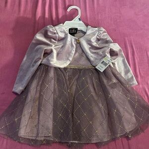 Lilt Lavender and Gold Dress with Jacket